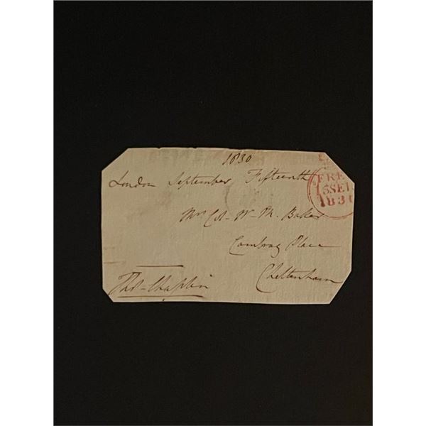 1830 Stamped Note