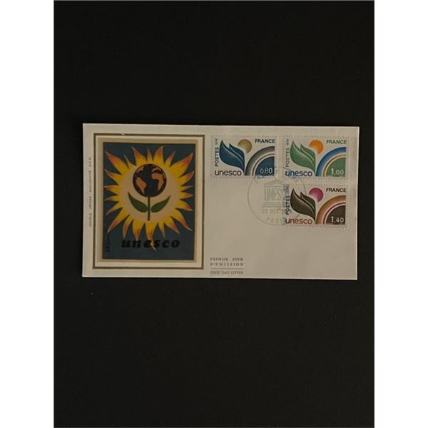 1976 UNESCO France First Day Cover