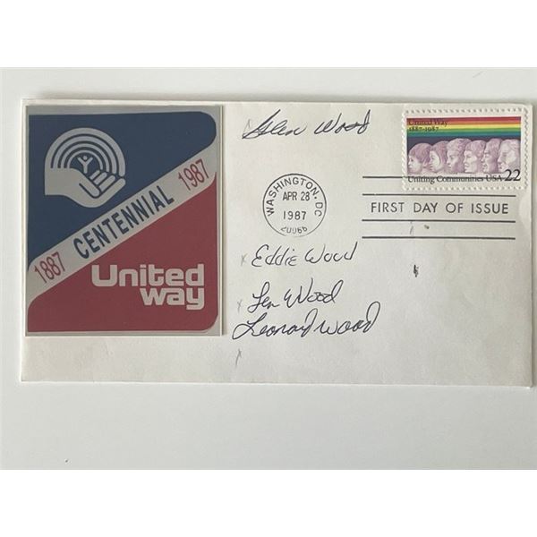 NASCAR Wood Brothers signed cover