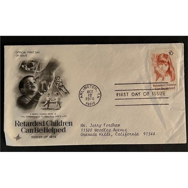 Children Can Be Helped First Day Cover