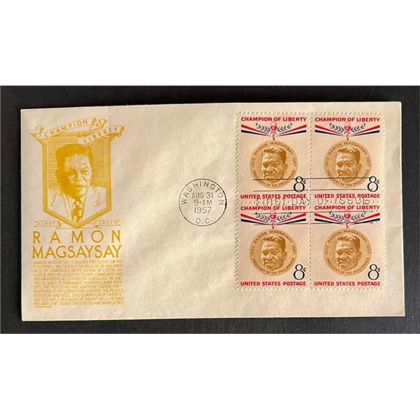 Ramon Magsaysay First Day cover