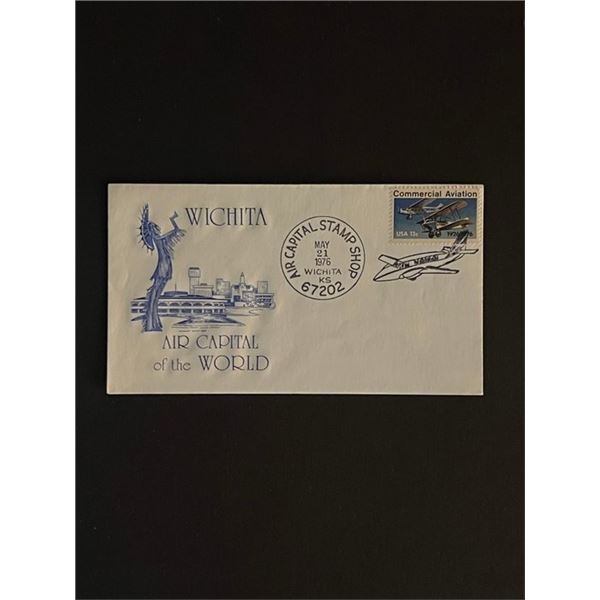 1976 Aviation Kansas USA First Day Cover