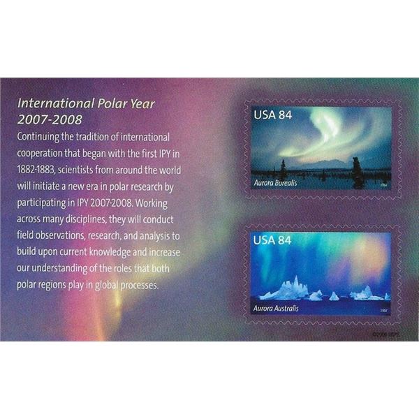 International Polar Year 2007 - 2008 collector's stamp sheet