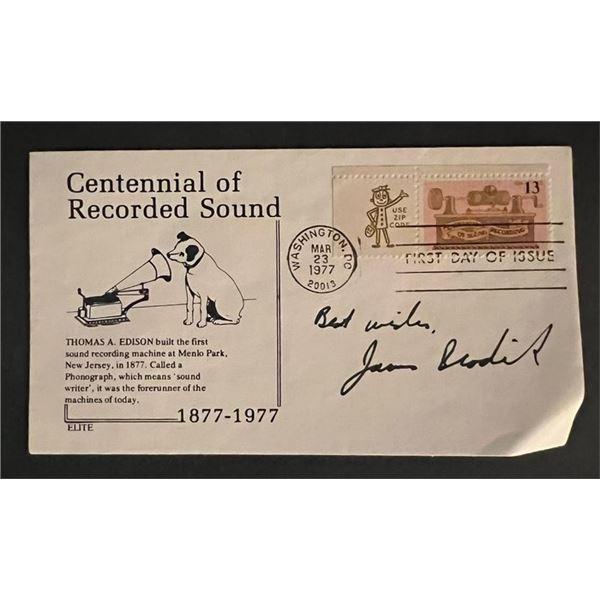 Centennial of Recorded Sound First Day Cover