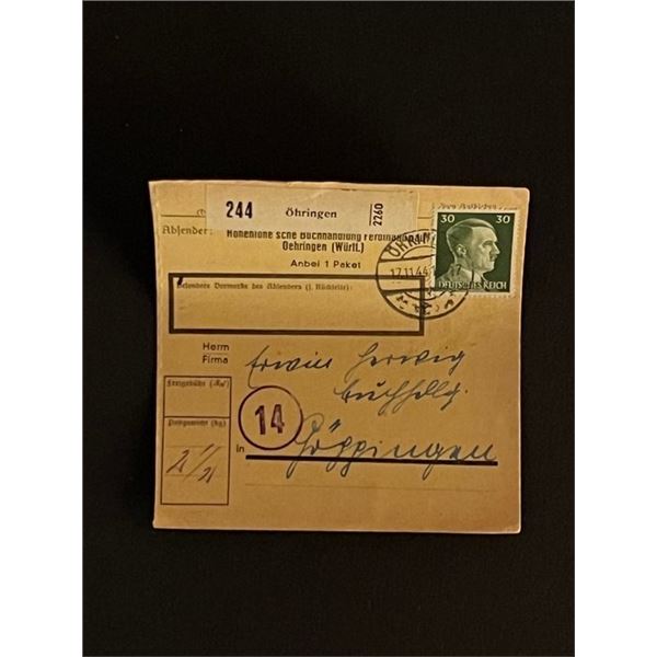 Hitler Head Postage Stamp, Third Reich, Germany, 1941-42