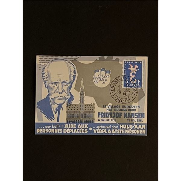 1958 Belgium First Day Cover
