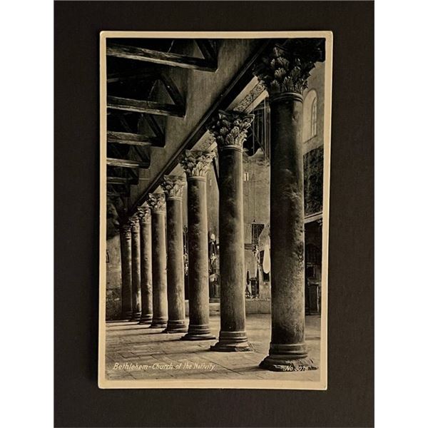 Vintage Bethlehem Church of the Nativity Post Card