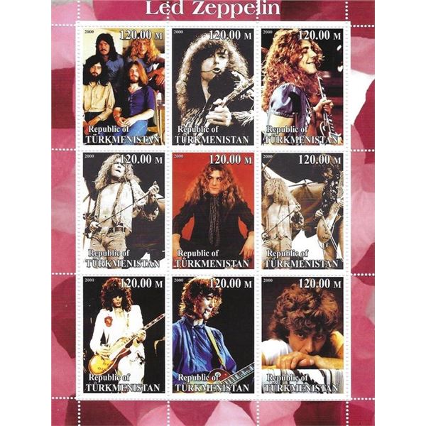 Led Zeppelin stamps