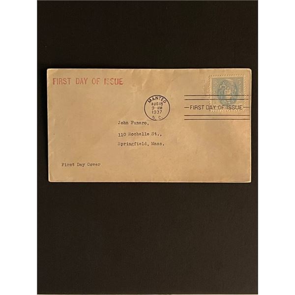 1937 North Carolina First Day Cover