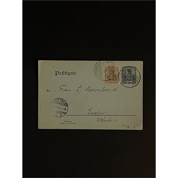 1914 Germany Handwritten Stamped Postcard