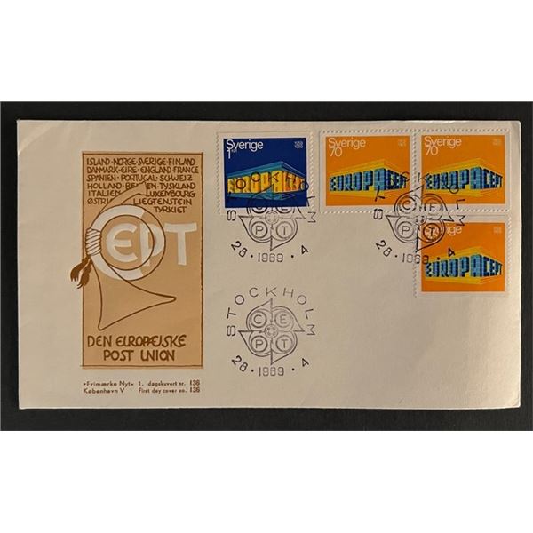 Den Euroaeiske Post Union First Day Cover