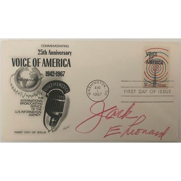 Comedian Jack E. Leonard signed first day cover