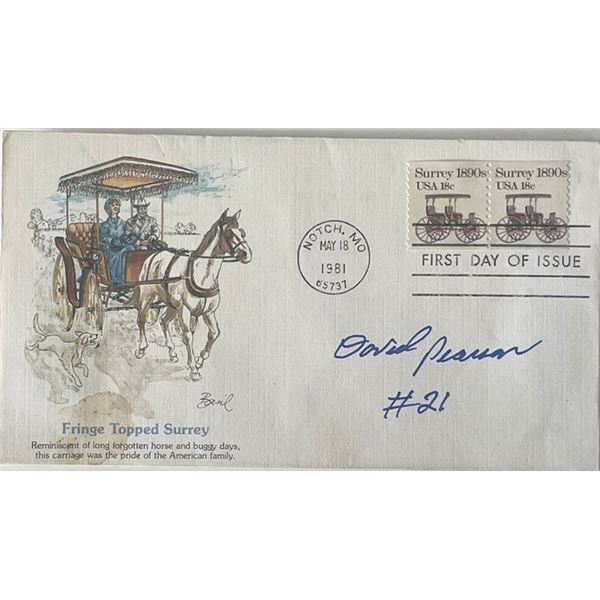 NASCAR race driver David Pearson signed cover