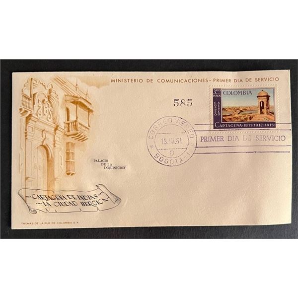 Colombia Ministerio De Comunicaciones First Day Cover