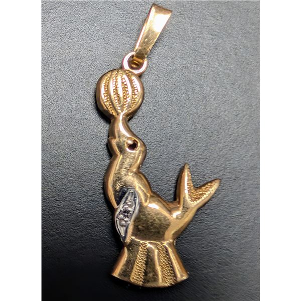 10K(0.9G), DIAMOND (0.01CT) PENDANT, SUGGESTED RETAIL VALUE $630