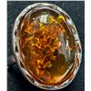 Image 2 : SILVER(6.3G),  AMBER RING, SUGGESTED RETAIL VALUE $360