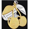 Image 1 : SILVER(6.6G),  2TONE PENDANT SUGGESTED RETAIL VALUE $400