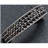 Image 1 : SILVER(2.5G),  BLACK SPINEL FULL ETERNITY RING