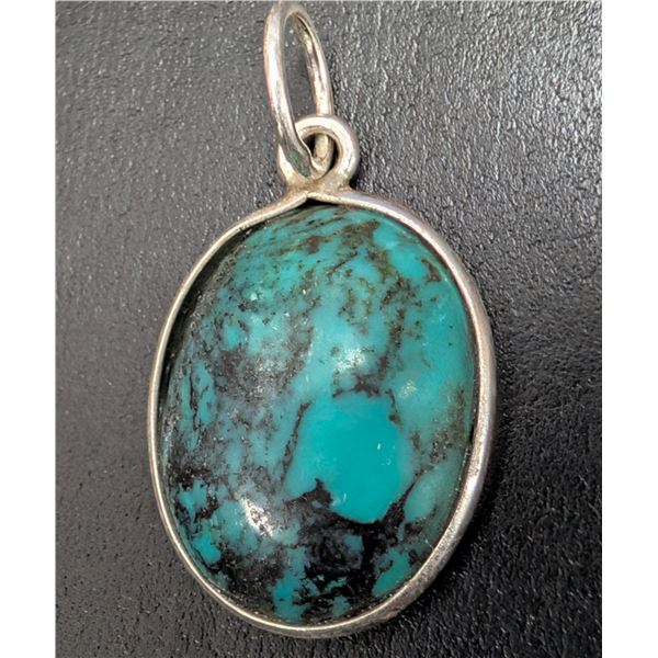 SILVER TURQUOISE PENDANT