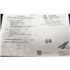 Image 2 : 14K(0.4G),  LAB DIAMOND  (0.82CT) EARRING, APPRAISED INSURANCE VALUE $1150