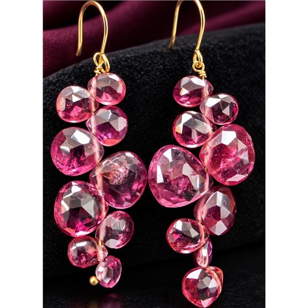 10K(3.23G),  GRAPE GARNET (14.8CT) EARRING, SUGGESTED RETAIL VALUE $800