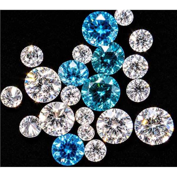 LOOSE ASSORTED LAB DIAMOND  (APP 1CT), SUGGESTED RETAIL VALUE $800
