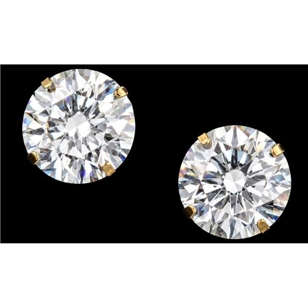 14K(0.36G),  MOISSANITE (1.14CT) EARRING, SUGGESTED RETAIL VALUE $500