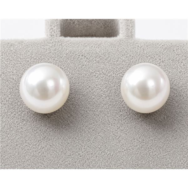 14K FRESH WATER PEARL 6-6.5MM EARRING, SUGGESTED RETAIL VALUE $240
