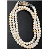 Image 1 : SILVER FRESH WATER PEARL NECKLACE 16" SUGGESTED RETAIL VALUE $200