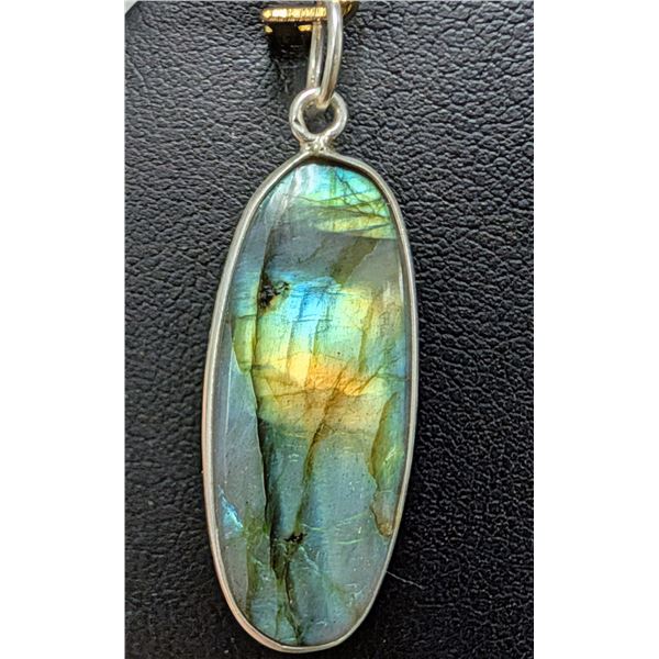 SILVER(2.78G),  LABRADORTIE (10CT) PENDNAT