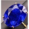 Image 1 : 10K(3.2G), NATURAL SAPPHIRE (10.5CT)RING, SIZE 5.5, SUGGESTED RETAIL VALUE $2800