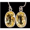 Image 1 : SILVER(3.08G), LEMON QUARTZ  (APP11CT)EARRING, SUGGESTED RETAIL VALUE $250