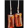 Image 1 : SILVER(3.6G),  AMBER EARRING, SUGGESTED RETAIL VALUE $240