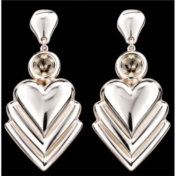 SILVER(2.65G),  CZEARRING SUGGESTED RETAIL VALUE $200