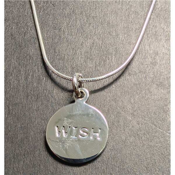 SILVER(3G), NECKLACE 17" SUGGESTED RETAIL VALUE $200