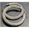 Image 2 : SILVER(3.5G),  HOOP EARRING SUGGESTED RETAIL VALUE $200