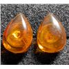 Image 1 : SILVER(0.56G), AMBEREARRING