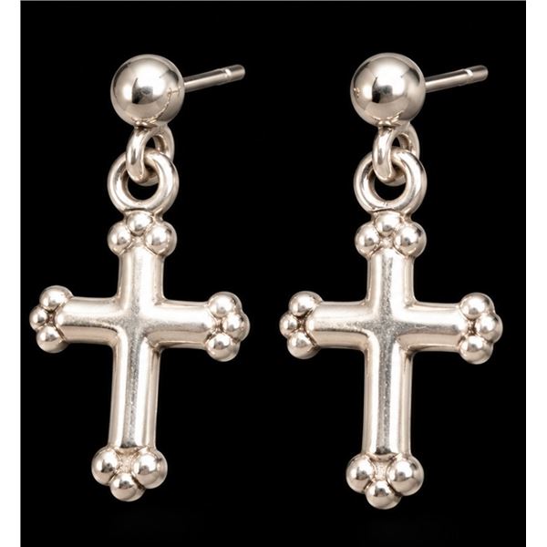 SILVERCROSS  EARRING