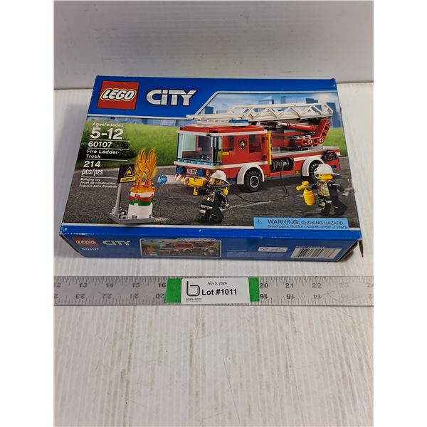LEGO City Fire Ladder Truck Building Set