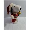 Image 3 : Plush Snoopy Toy in Red Santa Suit-14" Tall
