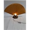 Image 5 : Vintage Accordion Fanned Accent Lamp-working