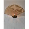 Image 6 : Vintage Accordion Fanned Accent Lamp-working