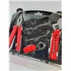 Image 3 : (7) Tools, Long Nose Pliers, Adjustable Wrench, Locking Pliers, Multitool, Misc