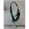 Image 2 : Diamond Star Corp Murano Style Hand Blown Art Glass Two People Green Blue