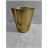 Image 2 : (1) Gold-Toned Metal Canister/Bucket