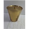 Image 3 : (1) Gold-Toned Metal Canister/Bucket