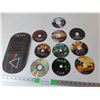 Image 1 : Pink Floyd CD Case & DVDs- Radio, Die Hard, Hulk, Misc.