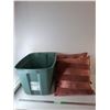 Image 1 : Storage Tote & (2) Throw Cushions 17"- Can't Ship