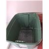 Image 3 : Storage Tote & (2) Throw Cushions 17"- Can't Ship