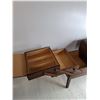 Image 2 : Vintage Wooden Sewing Kit Stand - 20x10x17" Closed, Pickup Preferred